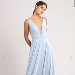 Jenny Yoo Hollis Bridesmaid Dress in Whisper Blue